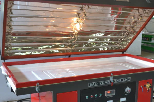 vacuum film press line working table