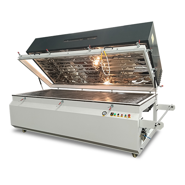 Wood curving vacuum press